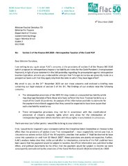 FLAC Letter to Minister Pascal Donohoe