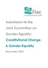 FLAC Submission to JCGE on Constitutional Change
