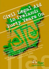 Publication cover - Civil Legal Aid in Ireland: 40 years on