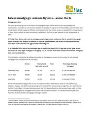 FLACsheet: Analysis of latest mortgage arrears figures