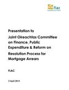 Publication cover - FLAC Presentation to JOC Finance Ctee_arrears 2014