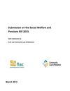 Publication cover - Joint Submission: Social Welfare Bill 2015