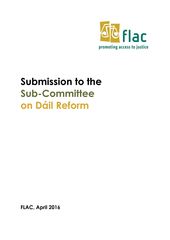 Submission to Sub-Committee on Dáil Reform
