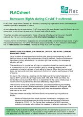 FLACsheet: Borrowers Rights during Covid19 outbreak