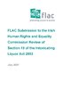 FLAC Submission to the IHREC Consultation Review of Section 19 of the Intoxicating Liquor Act 2003