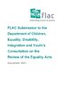 FLAC Submission to the Consultation on the Review of the Equality Acts