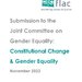 FLAC Submission to JCGE on Constitutional Change