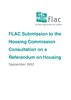 FLAC Submission to the Housing Commission Consultation on a Referendum on Housing