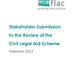 FLAC Civil Legal Aid Review Stakeholder Submission