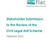 FLAC Civil Legal Aid Review Stakeholder Submission