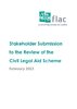 FLAC Civil Legal Aid Review Stakeholder Submission