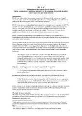 Submission to the Combat Poverty Agency on the examination of additional indicators for development of a periodic monitory report on poverty and social exclusion
