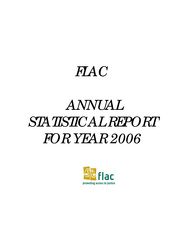 Statistical annual report 2006