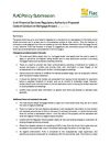 Publication cover - Submission on code of conduct for mortgage arrears