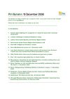 Publication cover - PILN Bulletin, 10 December 2008