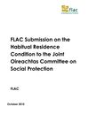 Publication cover - Submission on HRC to Joint Oireachtas Committee