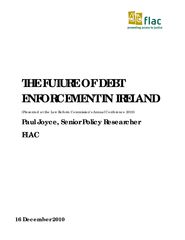 The Future of Debt Enforcement in Ireland