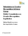 Publication cover - FLAC's Submission to the Gender Recognition Advisory Group