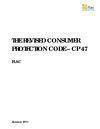 Publication cover - 2011 January FLAC Submission on Revised Consumer Protection Code