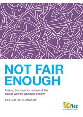 Publication cover - Not Fair Enough Executive Summary