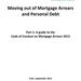 Publication cover - Moving out of Mortgage Arrears_Online October 2013