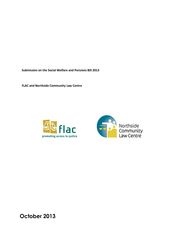 Joint Submission: Social Welfare and Pensions Bill 2013