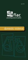Publication cover - Legal info leaflet: Domestic Violence