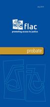 Publication cover - Legal info leaflet: Probate