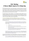 Publication cover - FLAC Briefing on Human Rights Approach to Budgeting