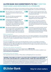 Ulster Bank Commitments 2015