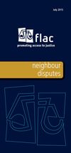 Publication cover - Legal info leaflet: Neighbour Disputes
