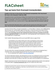 FLACsheet: Top-up loans from licensed moneylenders