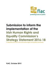 Submission: IHREC Strategy Statement 2016-18