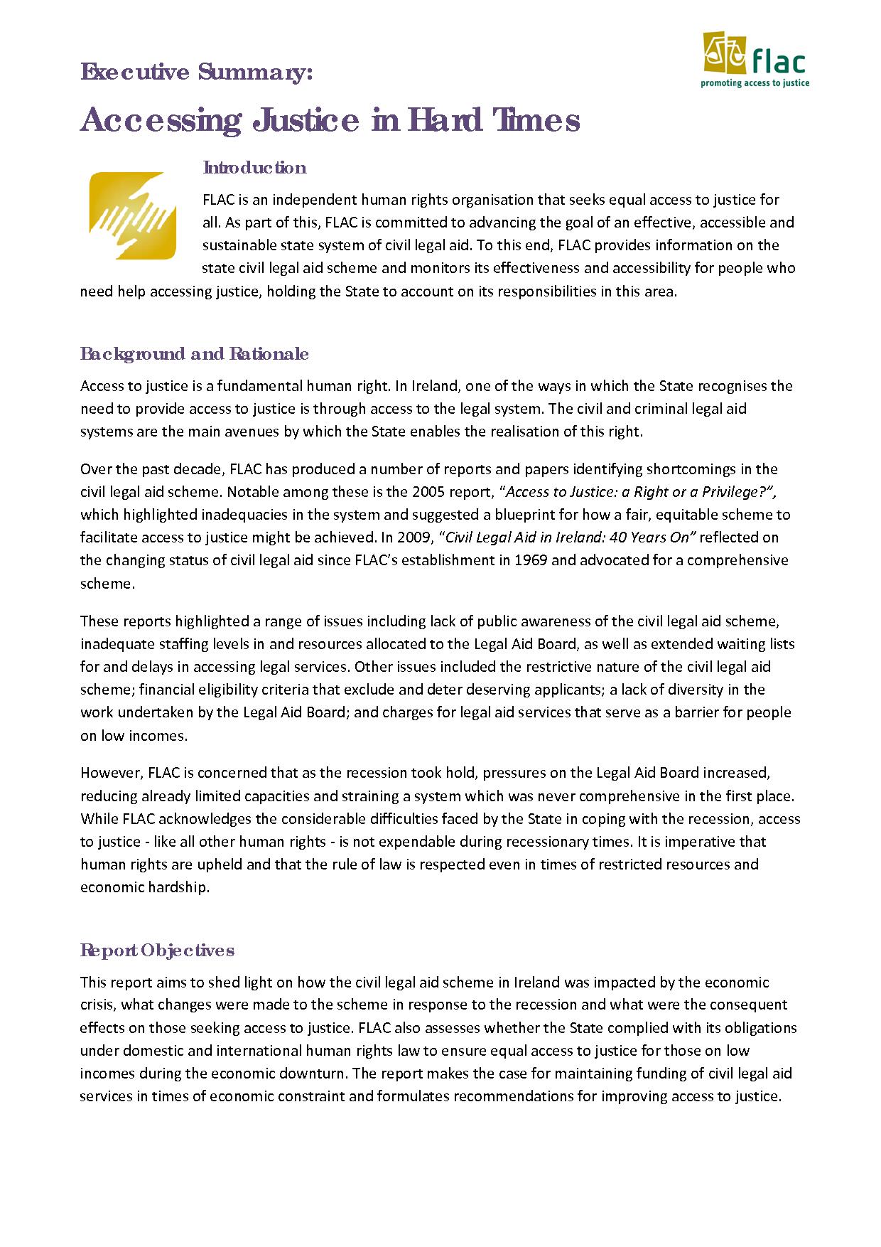 Executive Summary Accessing Justice In Hard Times executive-summary-accessing-justice-in-hard-times