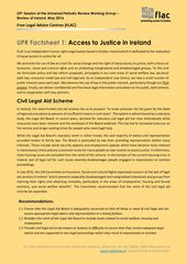 UPR Fact Sheet 1 - Access to Justice