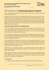 UPR Fact Sheet 2 - Civil Society Space