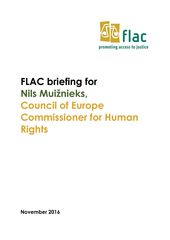 FLAC Briefing for Nils Muiznieks