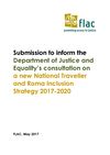 Publication cover - FLAC submission to inform the new National Traveller and Roma Inclusion Strategy