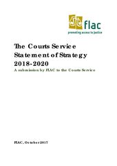 Submission: Courts Service Statement of Strategy 2018-2020