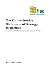Submission: Courts Service Statement of Strategy 2018-2020