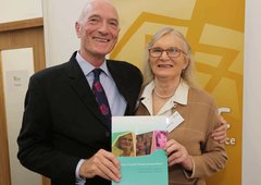 Justice Edwin Cameron and Lydia Foy